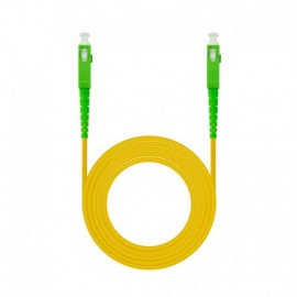 Nanocable Cable Fibra Sc/apc-sc/apc Monomodo Lszh 1m - Color Amarillo