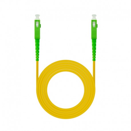 Nanocable Cable Fibra Sc/apc-sc/apc Monomodo Lszh 1m - Color Amarillo