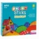 Apli Color Sticks Temperas Solidas - Caja De 96 Unidades De 10g - Colore...