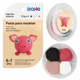 Dohe Coleccion Cute Pet Pasta Para Modelar Cerdo - Ligera Y Flexible - A...