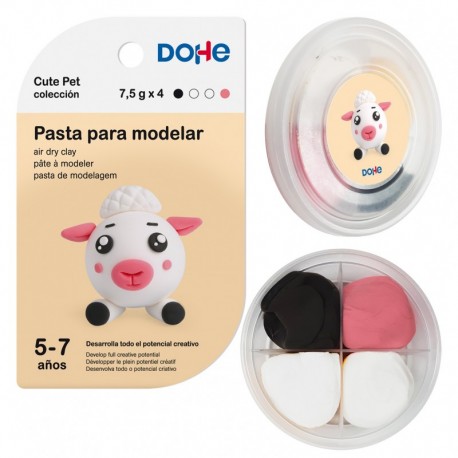 Dohe Coleccion Cute Pet Pasta Para Modelar Oveja - Ligera Y Flexible - A...
