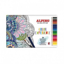 Alpino Color Experience Pack De 36 Lapices Acuarelables - Mina De 3¸3mm ...