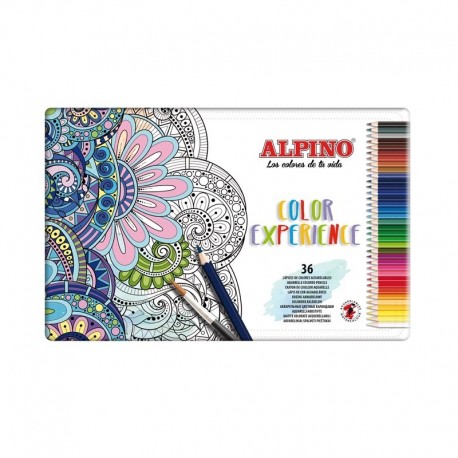 Alpino Color Experience Pack De 36 Lapices Acuarelables - Mina De 3¸3mm ...