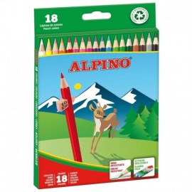 Alpino Pack De 18 Lapices De Colores Creativos - Mina De 3mm - Resistent...