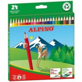Alpino Pack De 24 Lapices De Colores Creativos - Mina De 3mm - Resistent...
