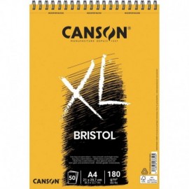 Canson Bloc Xl Bristol Extraliso A4 De 50 Hojas 180gr - Acabado Satinado...
