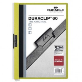 Durable Duraclip 60 Carpeta De Plastico Con Clip De Acero - Tamaño A4 - ...