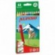 Alpino Pack De 12 Lapices De Colores Hexagonales - Mina De 3mm Resistent...