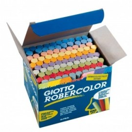 Giotto Robercolor Pack De 100 Tizas Redondas De Colores - Testadas Derma...