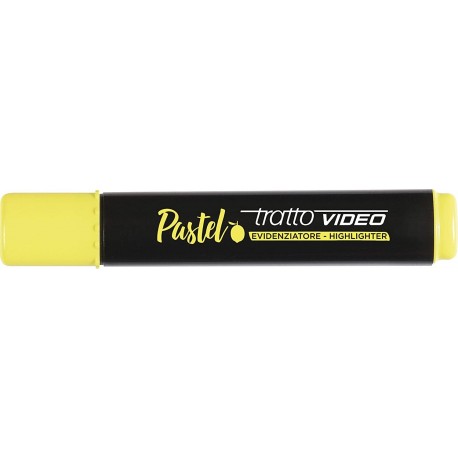 12 X Tratto Video Pastel Marcador Fluorescente - Punta Biselada - Tinta ...