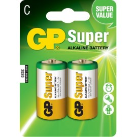 Gp Pack De 2 Pilas Super Alcalinas Lr14 C 1.5v
