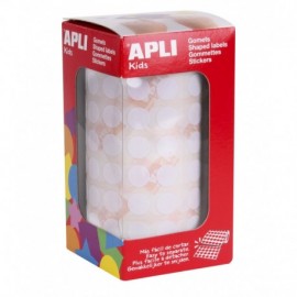 Apli Gomets Redondos Blancos Con Adhesivo Permanente - Ø 10.5mm - 5192 G...