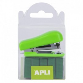 5 X Apli Grapadora Pocket Verde - Tamaño 56mm Para Grapas Nº10 - Incluye...