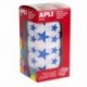 Apli Gomets Estrella Azul - 12.5mm Y 19.5mm - Adhesivo Permanente - 59 H...