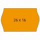 Apli Etiquetas Naranjas Removibles 26x16mm Para Maquinas De Precios De 2...