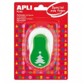 Apli Perforadora Árbol Navidad - Figura 25.4mm - Perfora Papel¸ Carton¸ ...