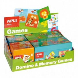 Apli Juegos De Memoria Y Domino - 2 Juegos De Memory (disfraces Y Animal...