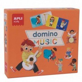Apli Domino Music De La Coleccion Expressions - 28 Piezas Tematicas De M...