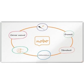 Nobo Premium Plus Pizarra Magnetica De Acero Vitrificado 2400x1200mm - M...