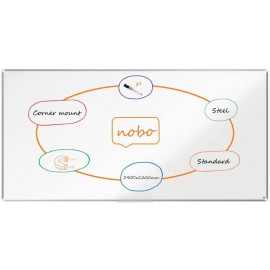Nobo Premium Plus Pizarra Magnetica De Acero Lacado 2400x1200mm - Montaj...