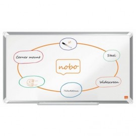 Nobo Premium Plus Pizarra Magnetica De Acero Lacado Panoramica 710x400mm...