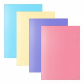 Erichkrause Pack De 12 Dossiers Uñero Fizzy Pastel - A4 Opaco - Color Su...