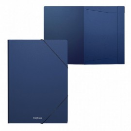 4 X Erichkrause Carpetas Solapas Matt Classic - Tamaño A4 - Color Azul