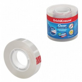 Erichkrause Pack De 4 Cintas Adhesivas Clear - 12mmx33m - Transparente