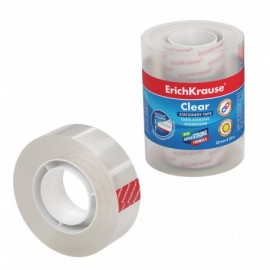 Erichkrause Pack De 4 Cintas Adhesivas Clear - 18mmx33m - Transparente