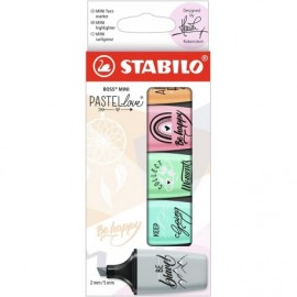 Stabilo Boss Mini Pastellove Pack De 5 Marcadores Fluorescentes - Trazo ...