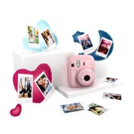 Fujifilm Pack Best Memories Instax Mini 12 Blossom Pink Camara Instantan...