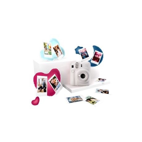 Fujifilm Pack Best Memories Instax Mini 12 Clay White Camara Instantanea...