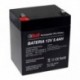 Elbat Bateria De Plomo 12v 5.4ah Vrla Agm - Dimensiones 90x70x101mm - Te...