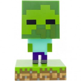 Paladone Minecraft Icon Lampara Minecraft Zombie - Plastico Bdp - Alimen...