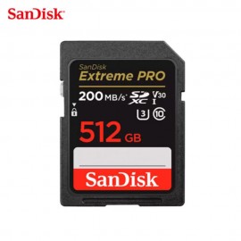 Sandisk Extreme Pro Tarjeta Sdxc 512gb Uhs-i U3 V30 Clase 10 170mb/s