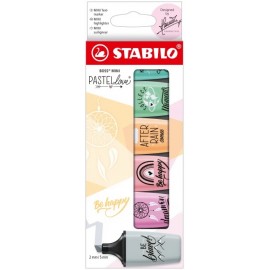 Stabilo Boss Mini Pastellove Pack De 6 Marcadores Fluorescentes - Trazo ...