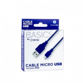 Fr-tec Micro Usb Cable - Longitud 3m - Carga Comoda Para Mando Dualshock...