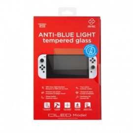 Fr-tec Cristal Templado Anti Luz Azul Para Nintendo Switch Oled - Dureza...
