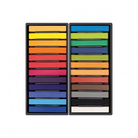 Milan Art Pack De 24 Pasteles Blandos - Colores Intensos Y Brillantes - ...