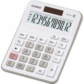 Casio Mx-12b Calculadora De Escritorio Pequeña - Pantalla Lcd De 12 Digi...