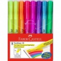 Faber-castell Textliner 38 Pack De 8 Marcadores Fluorescentes - Cuerpo F...
