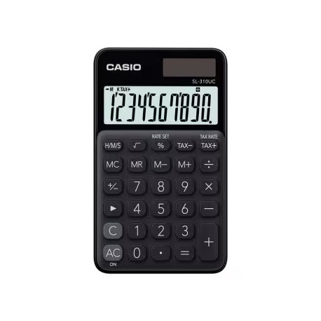 Casio Sl-310uc Calculadora De Bolsillo - Calculo De Impuestos - Pantalla...