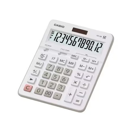 Casio Gx-12b Calculadora De Escritorio - Pantalla Lcd De 12 Digitos - So...